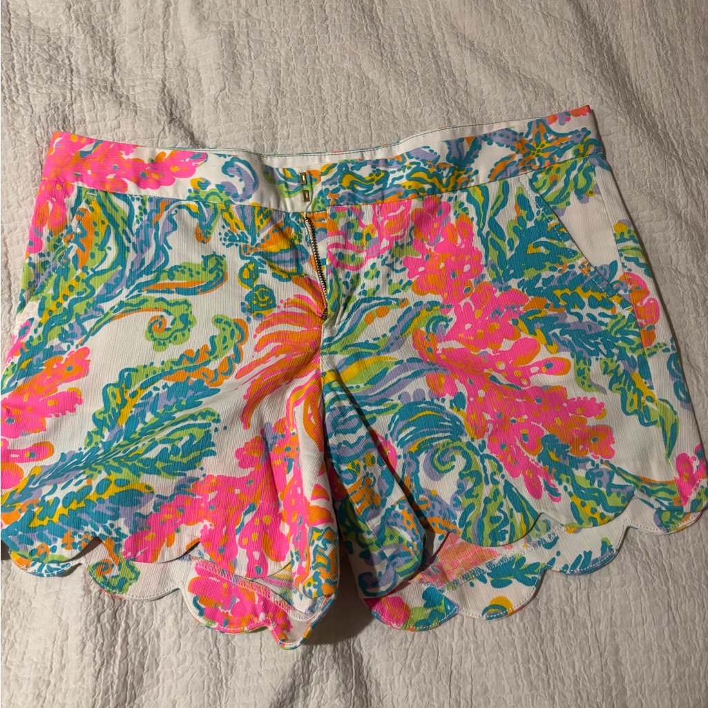 Lilly Pulitzer Buttercup Shorts - White Casa Marina